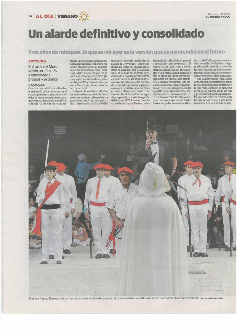 Diario Vasco 2012-07-15